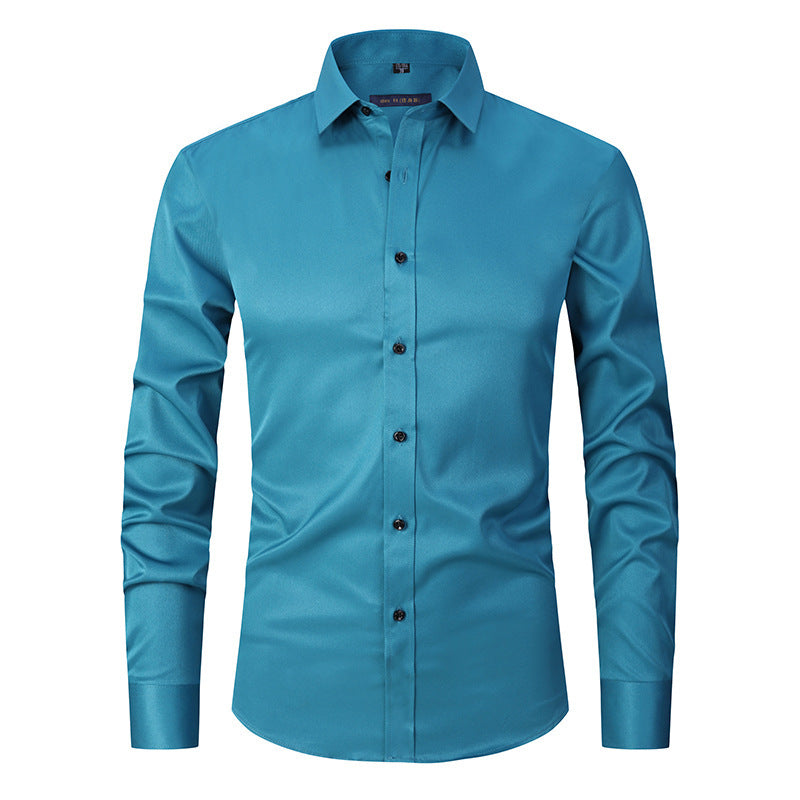 PrestigiaFlex™ | Wrinkle‑Free Stretch Shirt