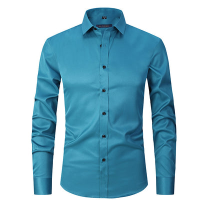 PrestigiaFlex™ | Wrinkle‑Free Stretch Shirt