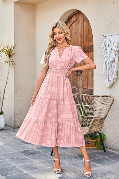 Brighton Belle™ | Floaty V-Neck Day Dress