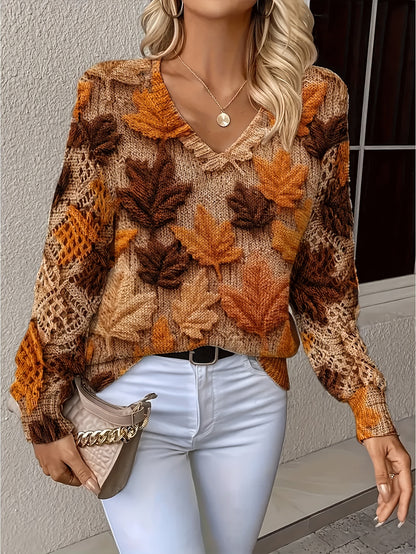 Camden Fleur™ | Knit Floral Print Sweater