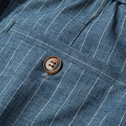 Carrington Line™ | Cotton-Linen Drawstring Trousers