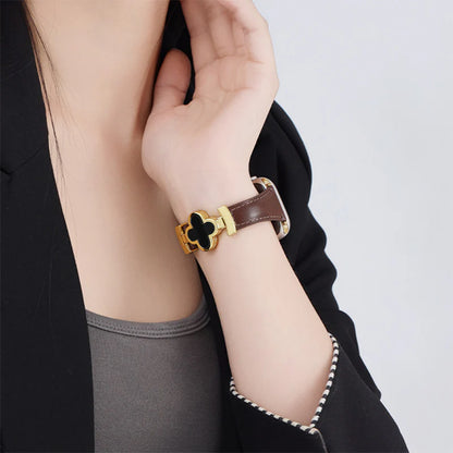 London Blossom™ | Genuine Leather Floral Strap