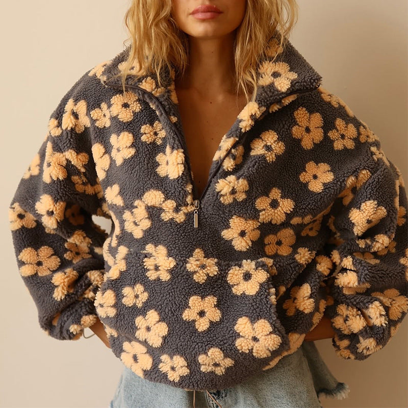 Cotswold Bloom™ | Floral Sherpa Fleece