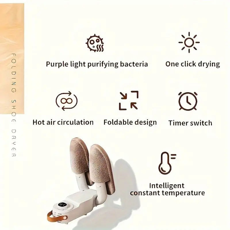 AeroDry™ | Compact Travel Shoe Dryer