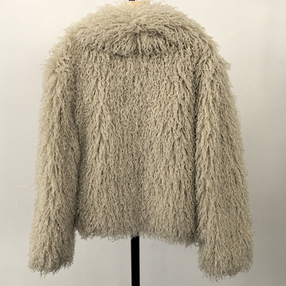 Loxley Drift™ | Curl Texture Statement Coat