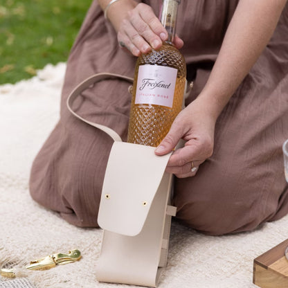 Somerset Cellar™ | Leather Wine Bottle Bag