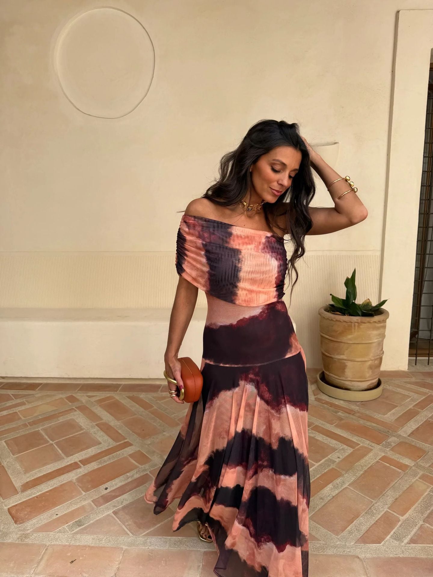Belgravia Glow™ | Tie-Dye Resort Maxi Dress