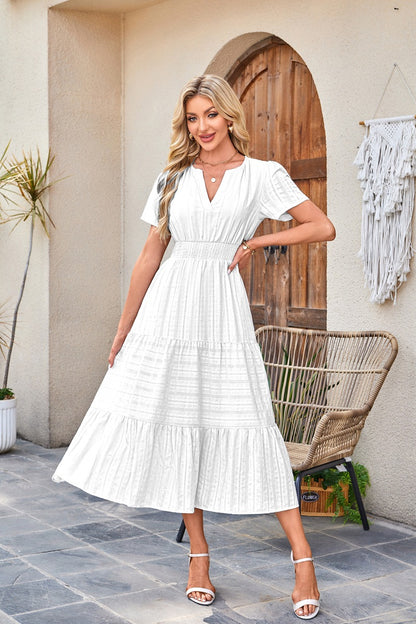 Brighton Belle™ | Floaty V-Neck Day Dress
