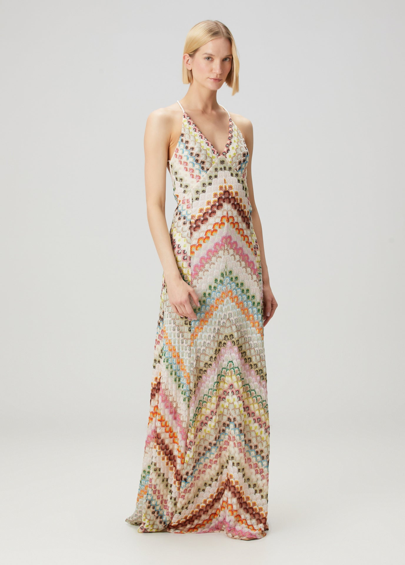 Shoreditch Glow™ | Open Back Knit Maxi Dress
