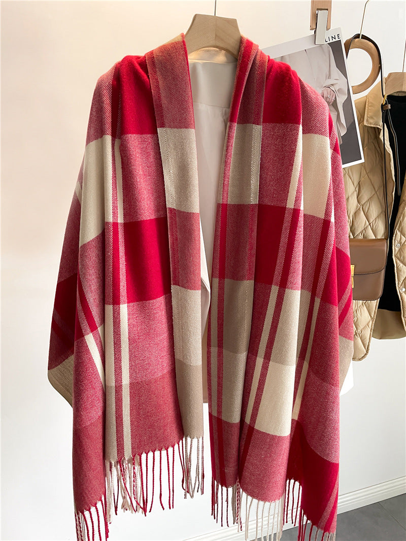 Eleanor Frost™ | The Waverlay Plaid Scarf