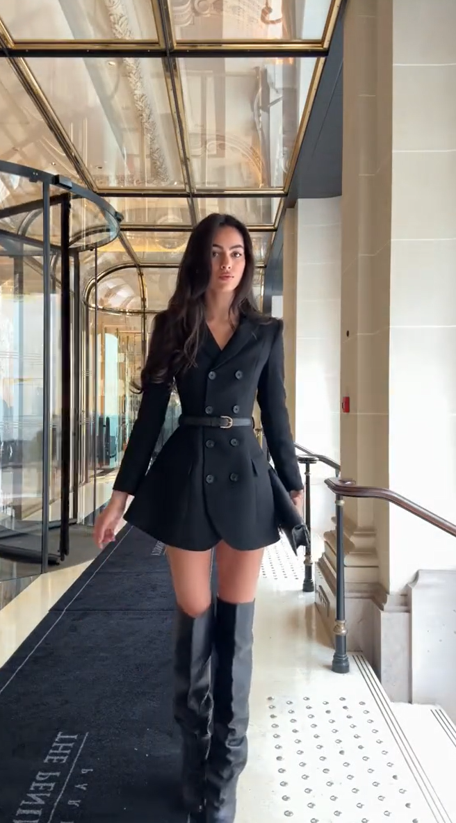 Aurora Leigh™ | The London Edge Blazer Dress