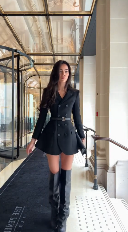 Aurora Leigh™ | The London Edge Blazer Dress