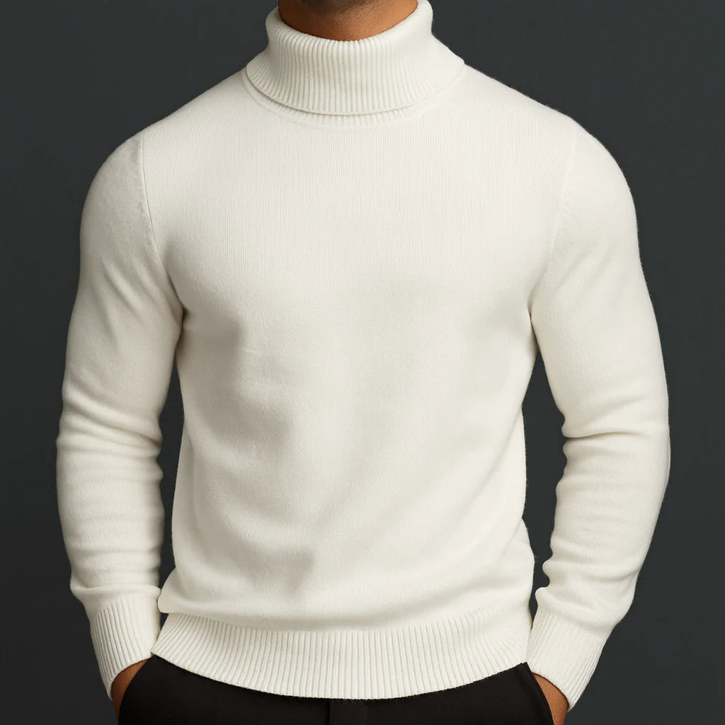 François Saville™ | Merino Wool Turtleneck