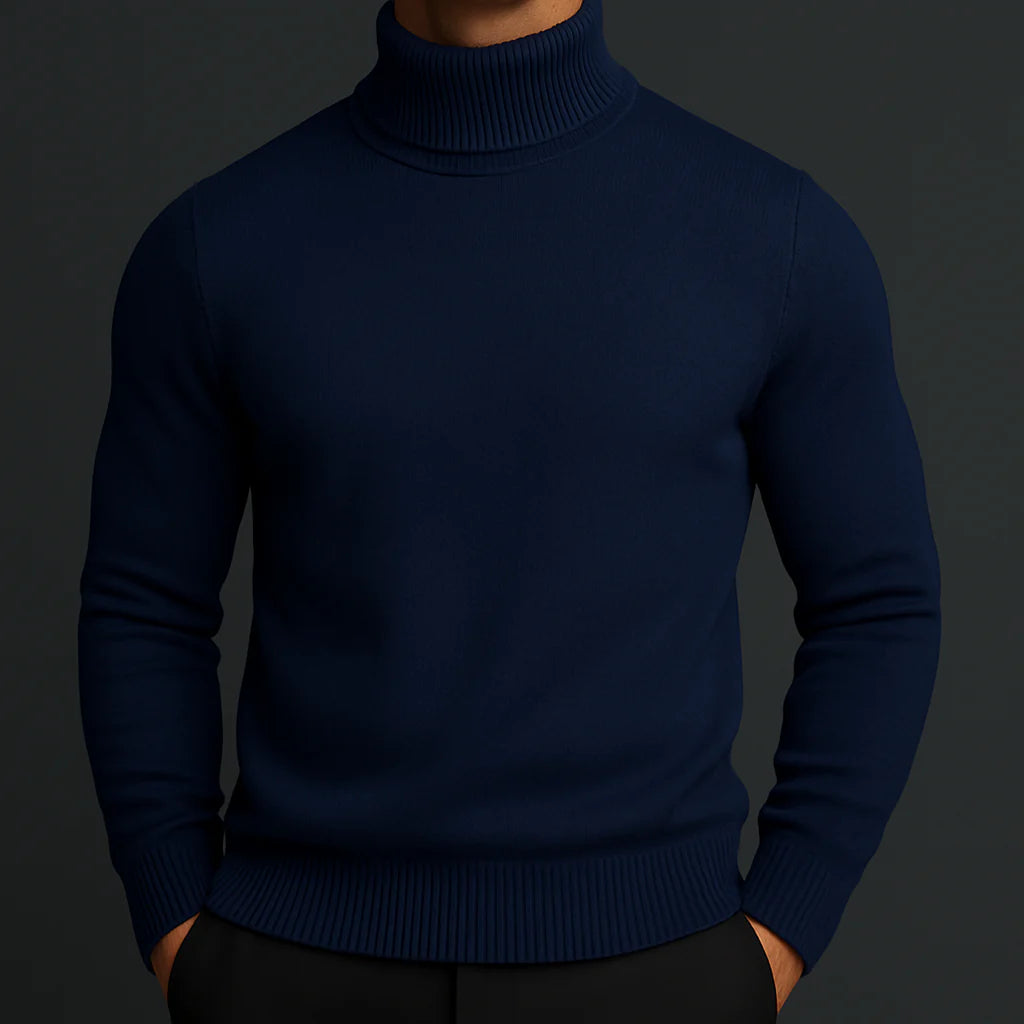 François Saville™ | Merino Wool Turtleneck