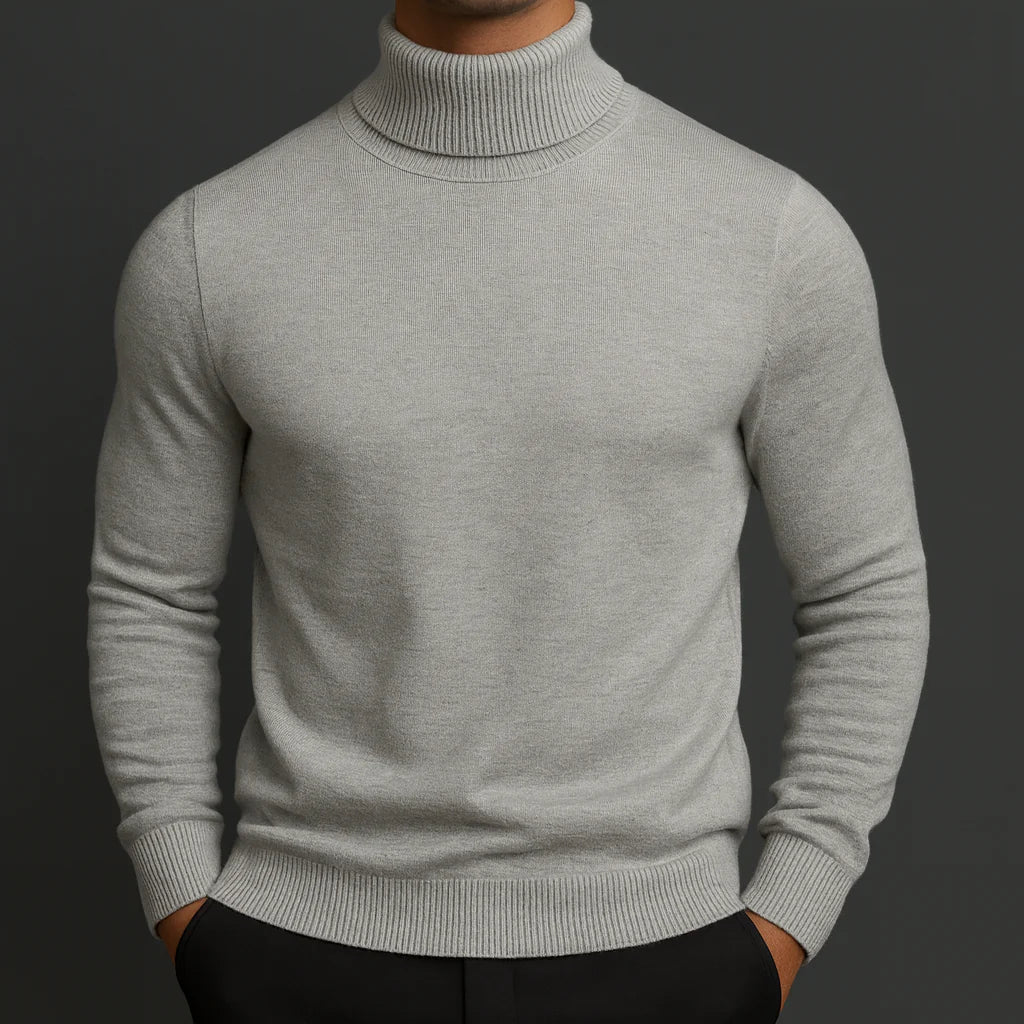 François Saville™ | Merino Wool Turtleneck