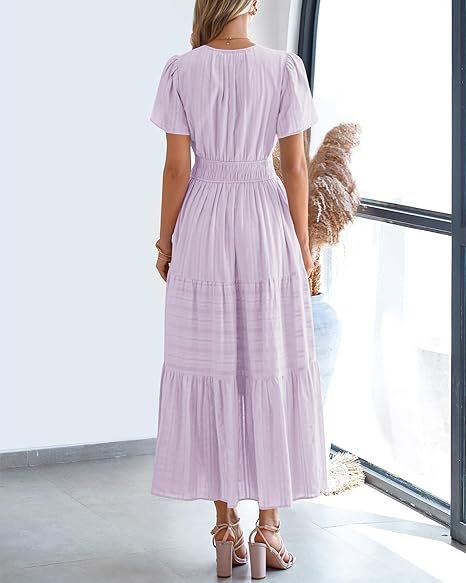 Brighton Belle™ | Floaty V-Neck Day Dress