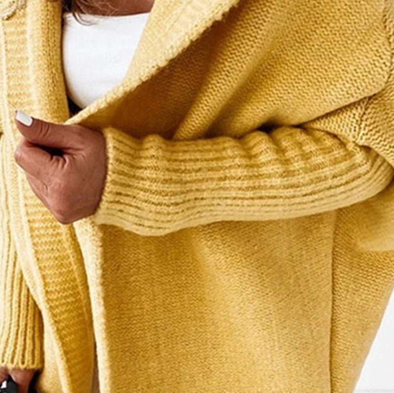 Bayswater Ease™ | Oversized Hooded Knit Cardigan