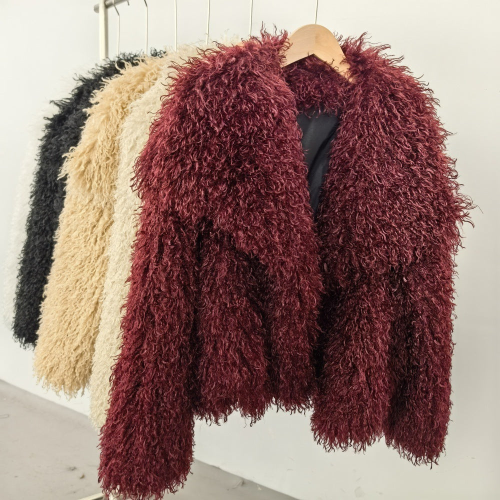 Loxley Drift™ | Curl Texture Statement Coat