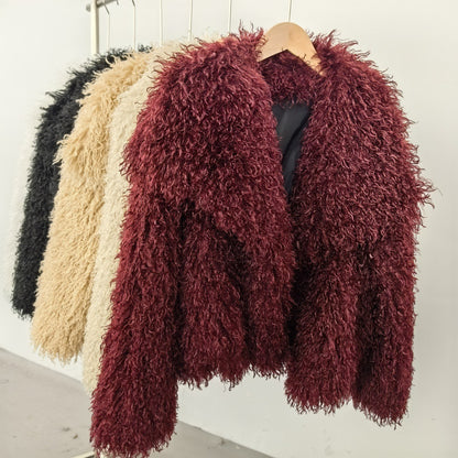 Loxley Drift™ | Curl Texture Statement Coat