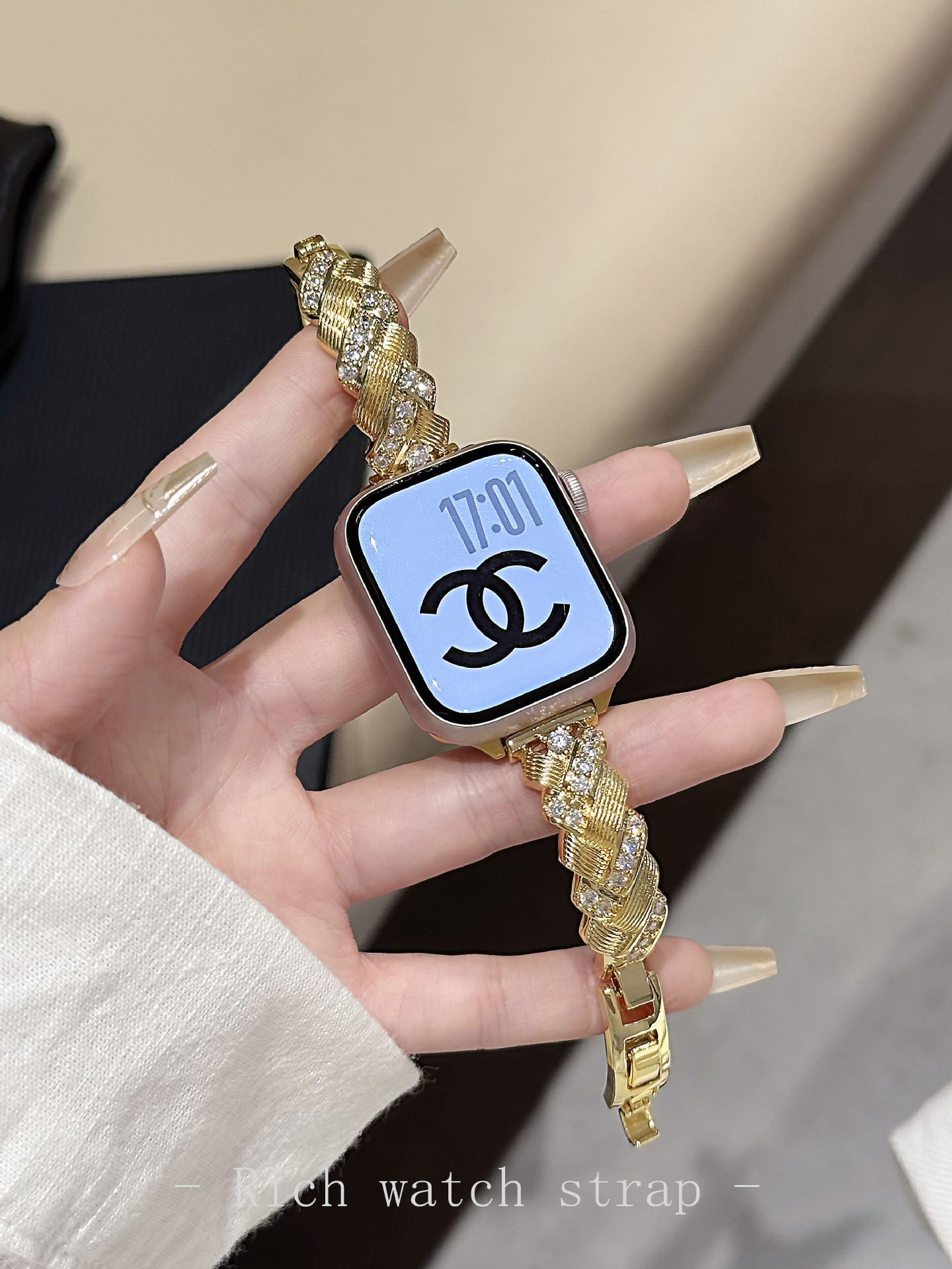 Crown Jewels™ | Diamond-Encrusted Watch Bracelet