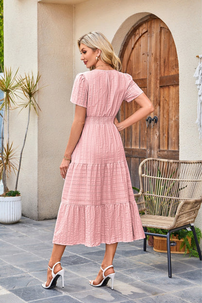 Brighton Belle™ | Floaty V-Neck Day Dress