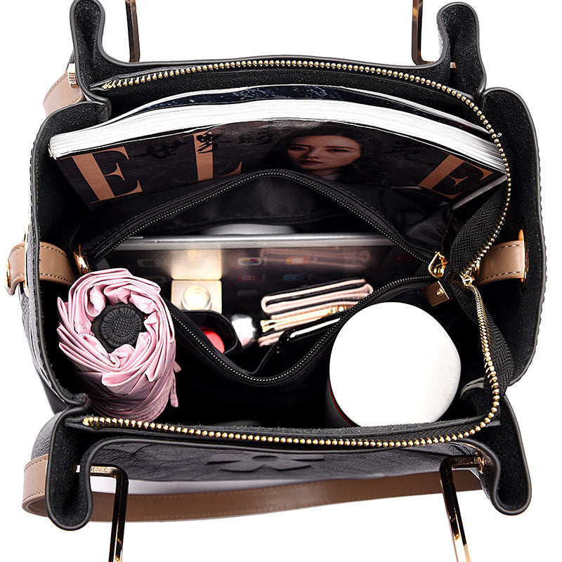 Duchess Carryall™ | Maternity-Friendly Topstitched Retro Tote