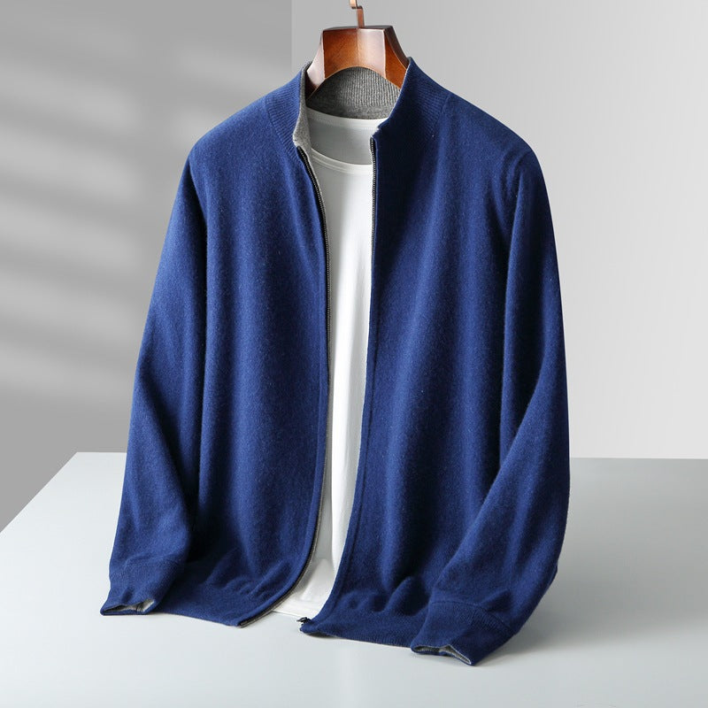 Norwood Line™ | Two-Tone Wool Cardigan