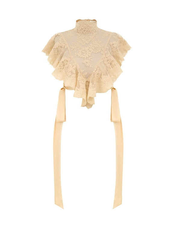 Soho Charm™ | Tie-Strap Lace Crop Set