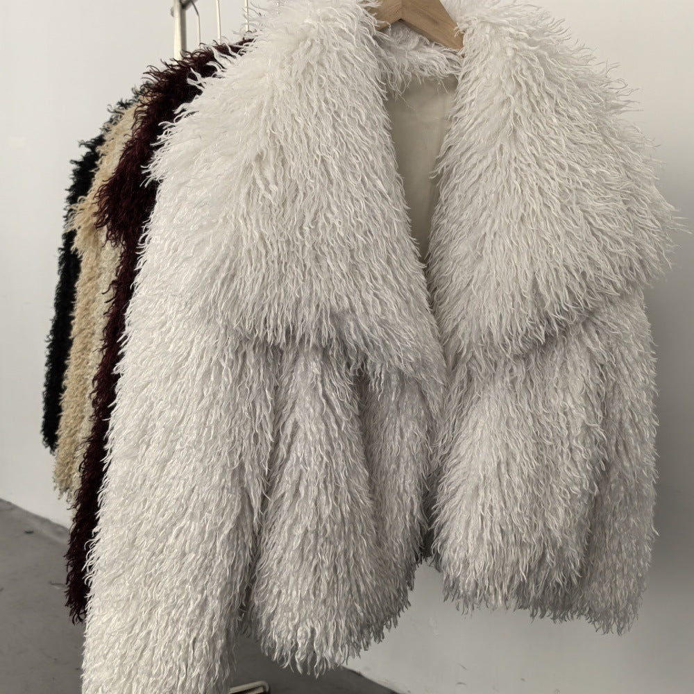 Loxley Drift™ | Curl Texture Statement Coat