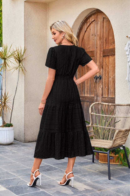 Brighton Belle™ | Floaty V-Neck Day Dress