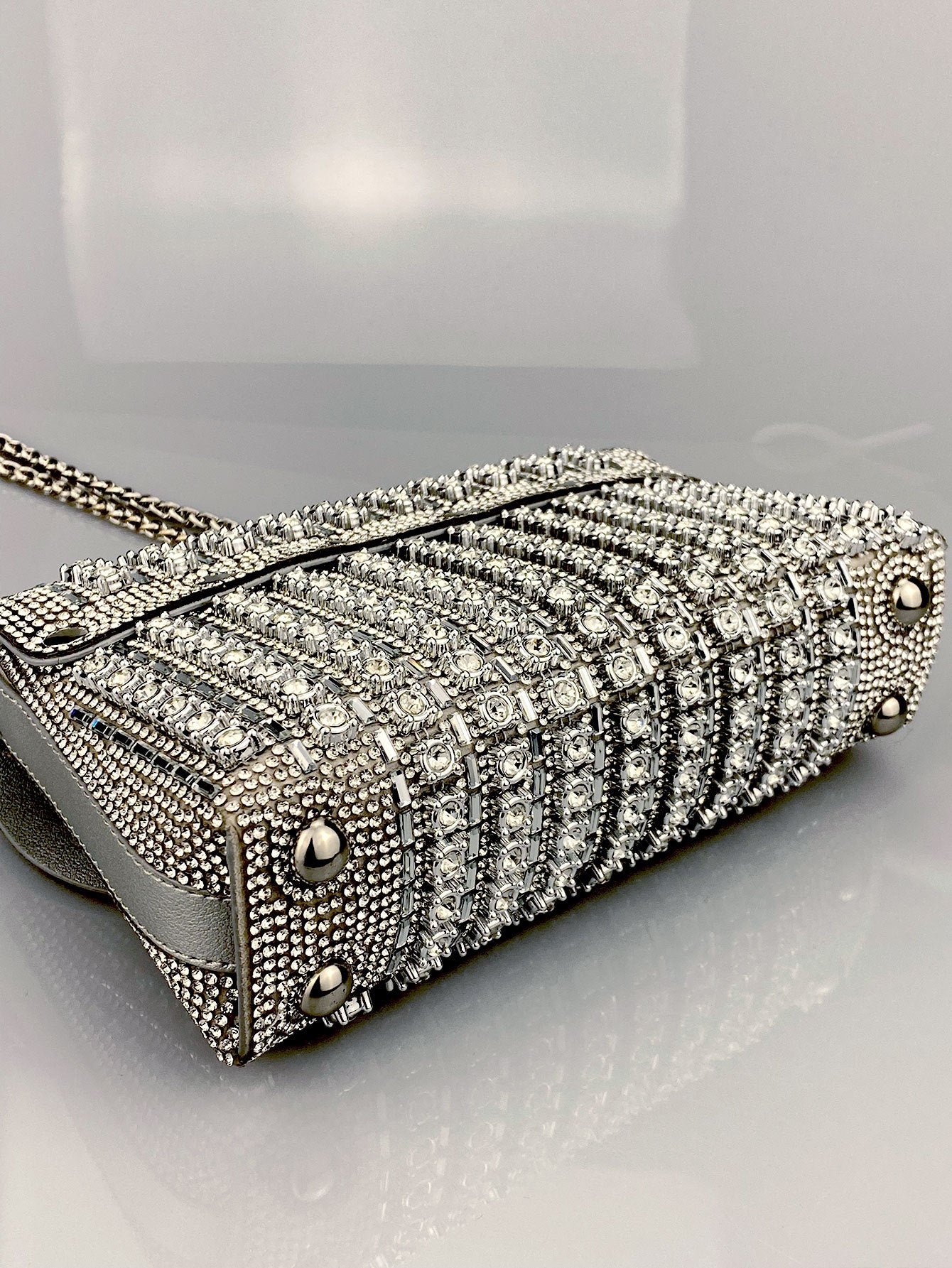 Elara Grace™ | Crystal Accent Shoulder Bag