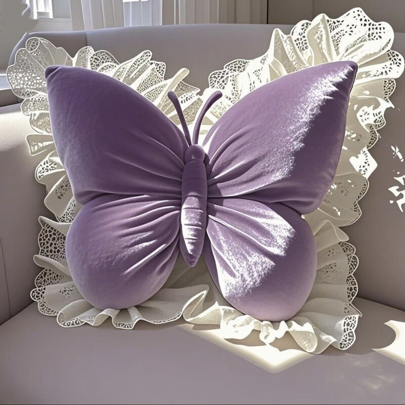 Blissful™ | Velvet Butterfly Cushion
