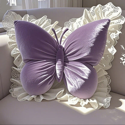 Blissful™ | Velvet Butterfly Cushion