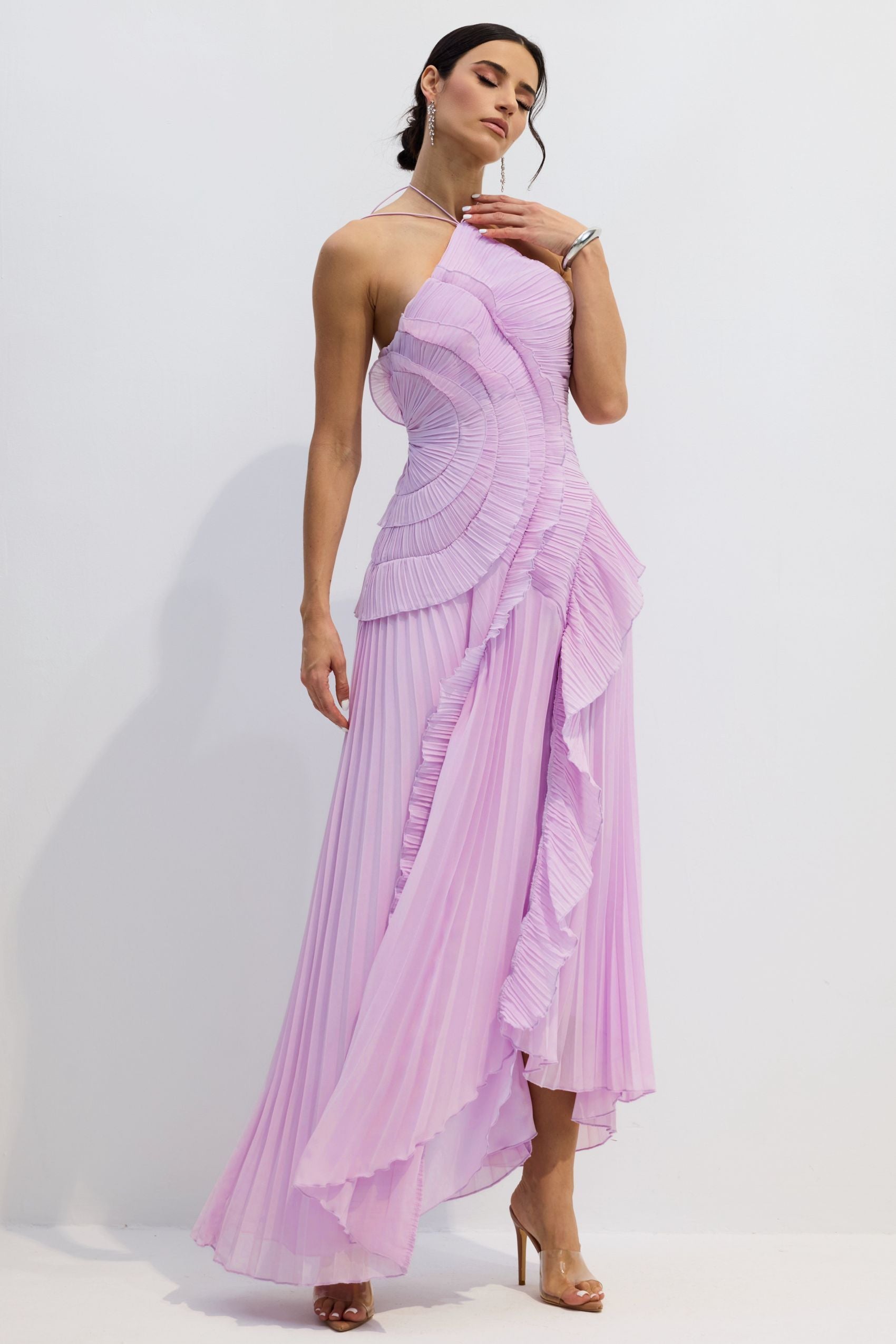 RichmondRomance™ | Patchwork Pleated Gown