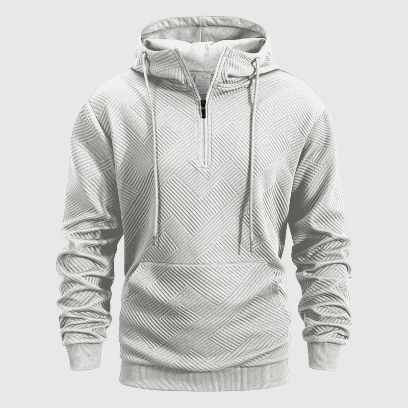Brixton Flow™ | Quarter-Zip Texture Hoodie