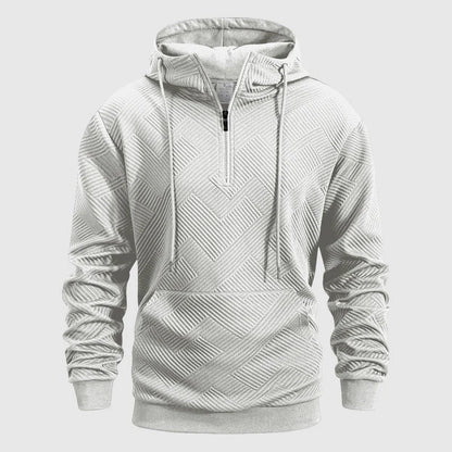 Brixton Flow™ | Quarter-Zip Texture Hoodie