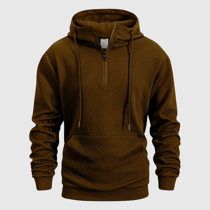 Brixton Flow™ | Quarter-Zip Texture Hoodie