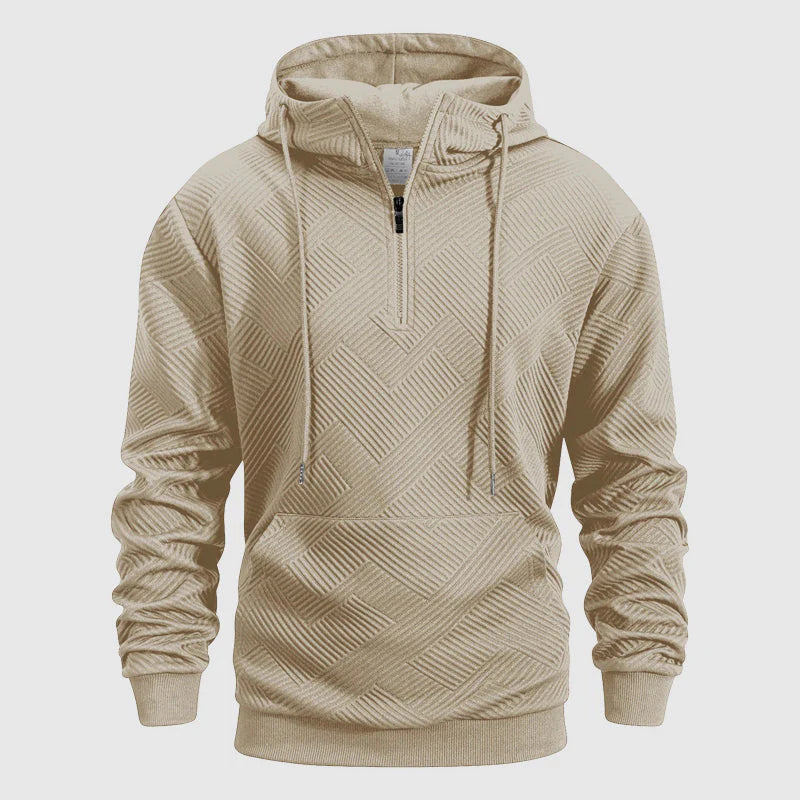 Brixton Flow™ | Quarter-Zip Texture Hoodie