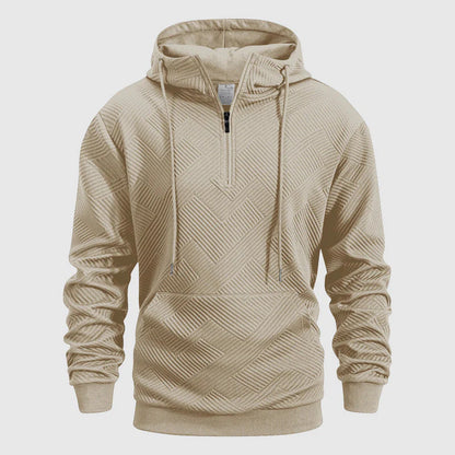 Brixton Flow™ | Quarter-Zip Texture Hoodie