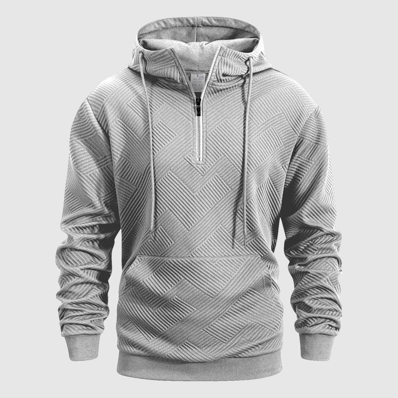 Brixton Flow™ | Quarter-Zip Texture Hoodie
