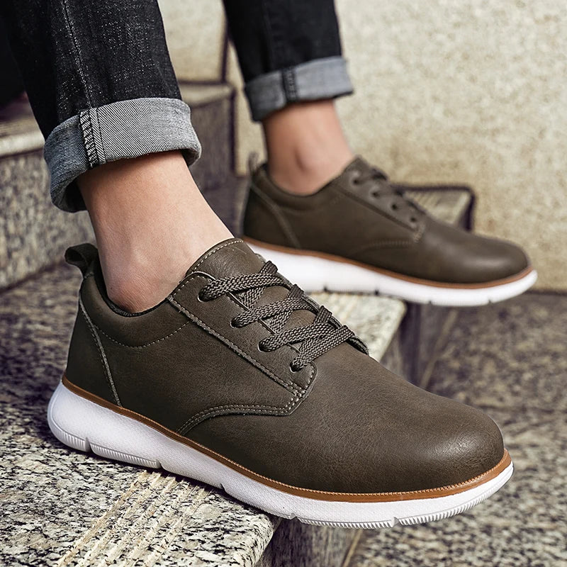 Jermyn OrthoStep™ | Leather Clinic Trainers