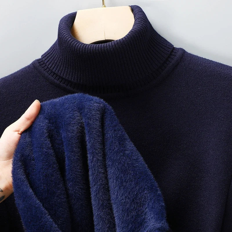 François Saville™ | Merino Wool Turtleneck