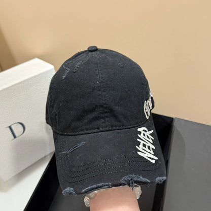 Never Give Up™ | Unisex Graffiti Denim Cap