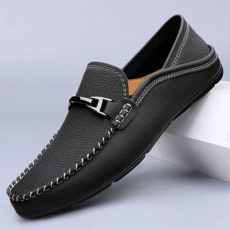 City of London™ | Bit-Detail Leather Loafers