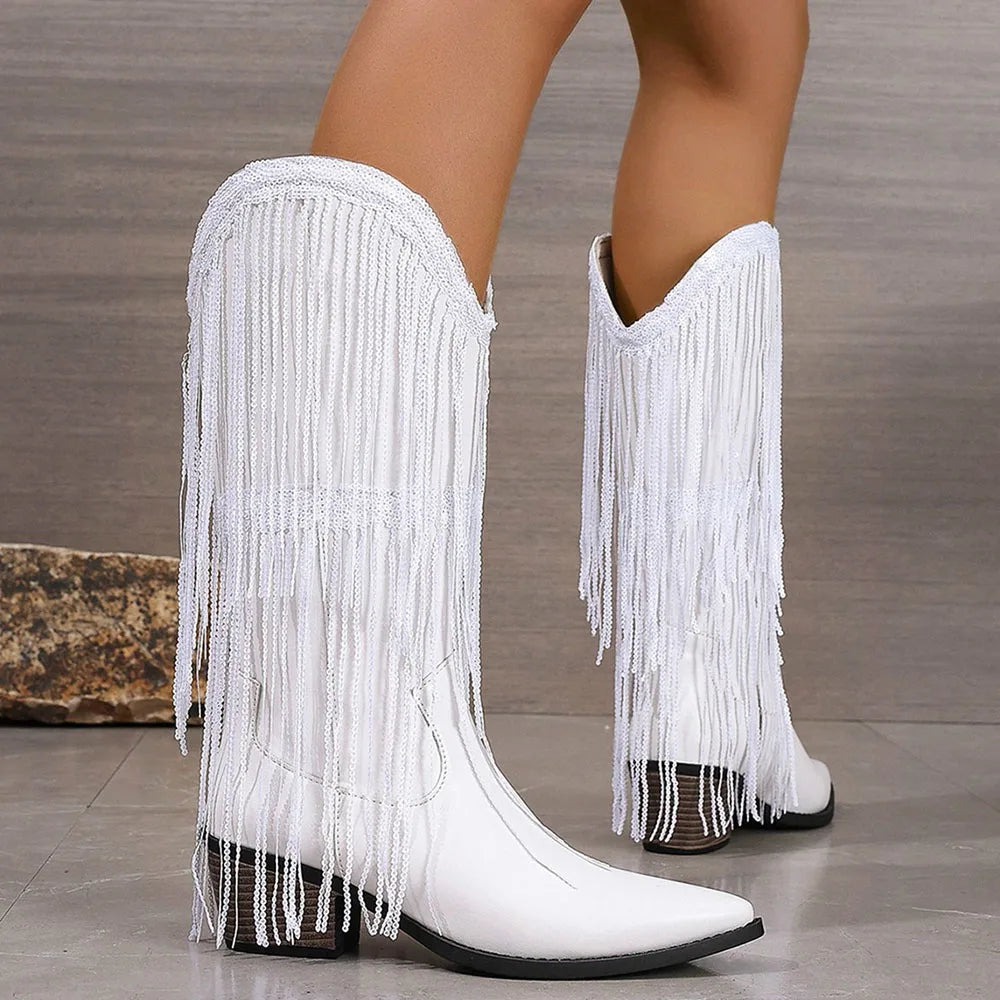 Riviera Rider™ | Suede Fringe Boots