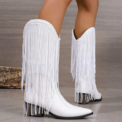 Riviera Rider™ | Suede Fringe Boots
