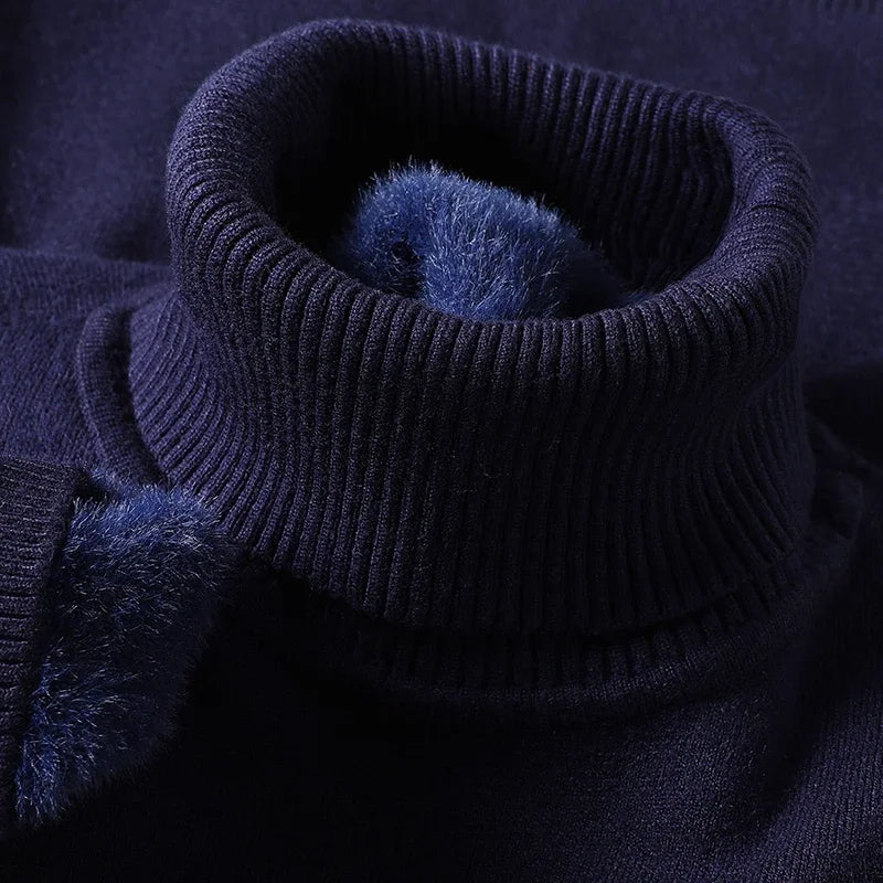 François Saville™ | Merino Wool Turtleneck