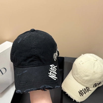 Never Give Up™ | Unisex Graffiti Denim Cap