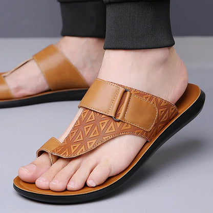 CavalierSand™ | Leather Comfort Sandals