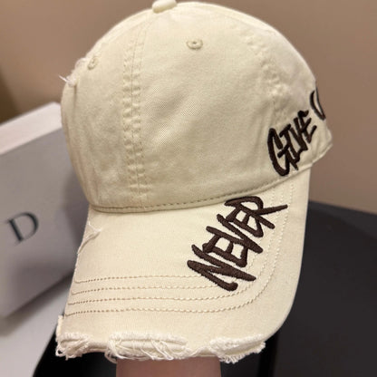 Never Give Up™ | Unisex Graffiti Denim Cap